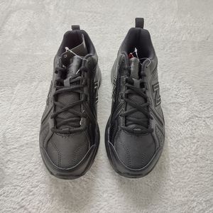 NEW BALANCE Women's 608 Black Leather Casual Comfort Cross Trainer Sz. 8.5 BNIB
